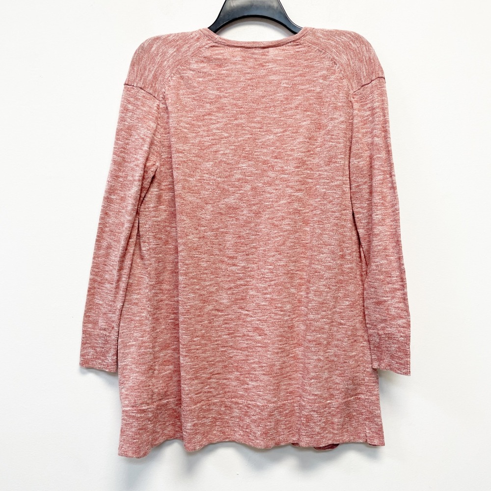 Madewell Marled Pink Summer Ryder Open Front Cardigan Sweater Women's XS - Picture 4 of 5